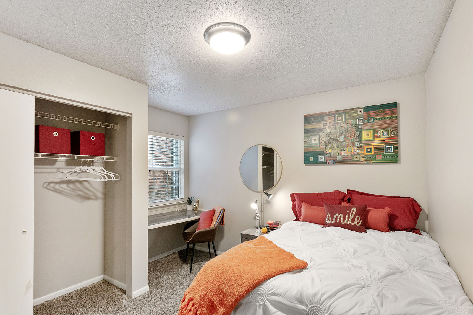 the-social-block-student-spaces-for-rent-starkville-ms-39759-bedroom Bedroom at The Social Block and Townhomes Student Apartments Near Mississippi State University